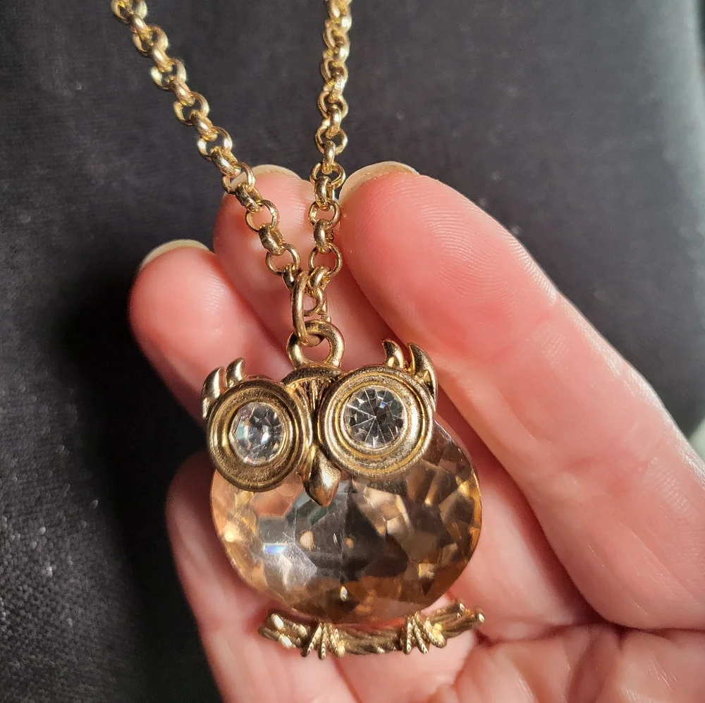 Source Unknown Gold Teardrop‎ Pendant Necklace